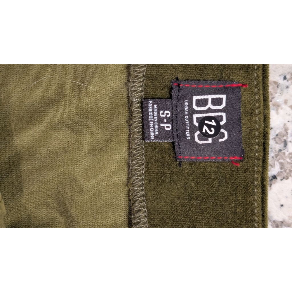 Women's BDG Urban Outfitters Mini Skirt Petite Small Olive Green - Picture 4 of 6